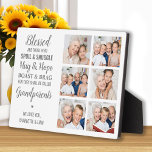 Placa Expositora Collage de fotos de los abuelos<br><div class="desc">Celebra a tus abuelos con una placa de collage de fotos personalizados. Esta placa única de los abuelos es el regalo perfecto, ya sea por cumpleaños, día de los abuelos o Navidades. Esperamos que su regalo de abuelo especial se convierta en un tesoro para los años venideros. ... Cita "...</div>