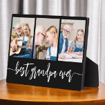 Placa Expositora Collage de fotos de los Abuelos<br><div class="desc">Capturar el amor entre papá y sus nietos con nuestro Collage de fotos Plaque de los Abuelos. Esta placa personalizada presenta un reconfortante collage de fotos, que muestra hermosamente momentos apreciados compartidos entre papá y sus queridos nietos. Alrededor de las fotos está el entrañable título "Papa", agregando un toque especial...</div>