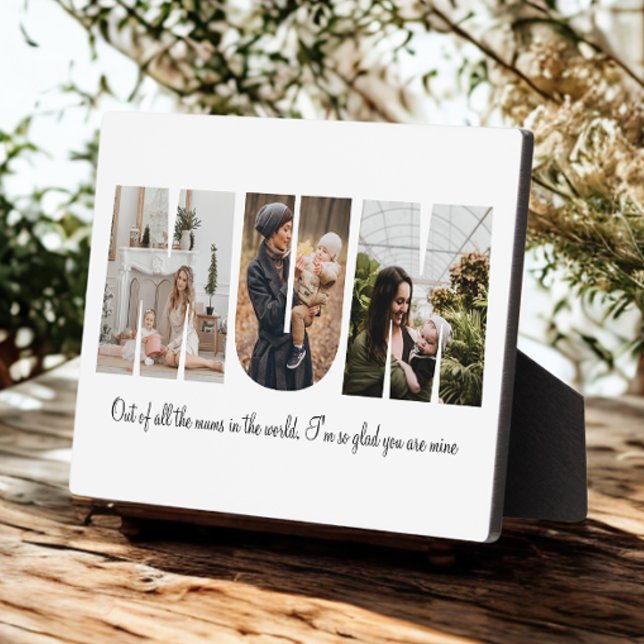 Placa Expositora Collage de fotos de mamá para el Día de la Madre (Subido por el creador)