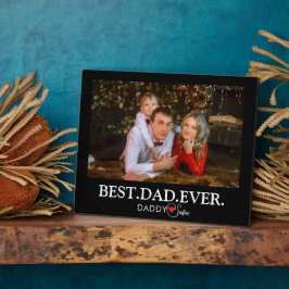 Placa Expositora Collage de fotos de "Mejor Papi Nunca"