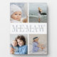 Placa Expositora Collage de fotos de nietos personalizados "Memaw" (Frente)