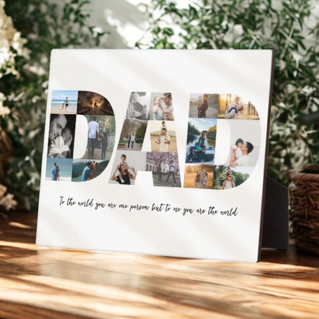 Placa Expositora Collage de fotos de papá 18 imágenes (Subido por el creador)