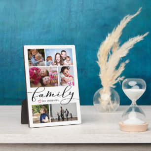 Placa Expositora Collage de fotos de secuencias de comandos de cali