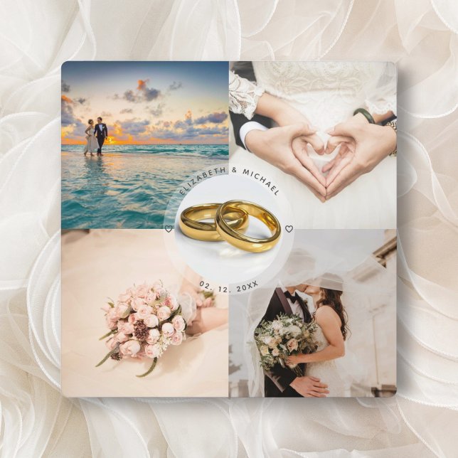 Placa Expositora Collage de fotos del aniversario de la pareja de r (Subido por el creador)