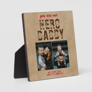 Placa Expositora Collage de fotos del Día 2 de Papá Noel, héroe rus