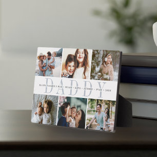 Placa Expositora Collage de fotos del Día del Padre del personaliza
