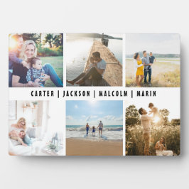 Placa Expositora Collage de fotos del Día del Padre personalizado