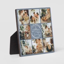 Placa Expositora Collage de fotos familiar Personalizado moderno | 