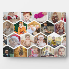Placa Expositora Collage de fotos Hexagon