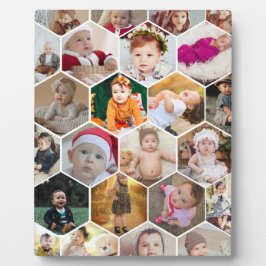 Placa Expositora Collage de fotos Hexagon