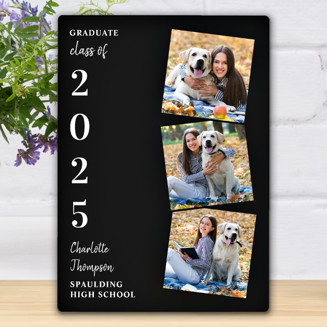Placa Expositora Collage de fotos Keepsake de graduación personaliz (Subido por el creador)