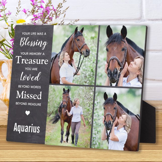 Placa Expositora Collage de fotos Memorial del Caballo (Subido por el creador)