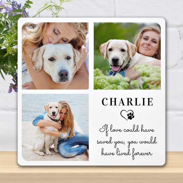 Placa Expositora Collage de Fotos Personalizadas de Perros Moderno  (Subido por el creador)
