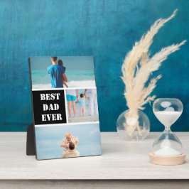 Placa Expositora Collage de fotos Personalizado 3 Mejor regalo de p