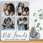 Placa Expositora Collage de fotos Personalizado Best Friends 4<br><div class="desc">Celebra tu mejor amigo y amistad con una placa de personalizado de fotos de los mejores amigos. Ya sea un cumpleaños, Navidades, o Friendscome esta placa de los mejores amigos, es un regalo maravilloso que será un tesoro en los próximos años. Personalizó esta placa de amistad con 4 de tus...</div>