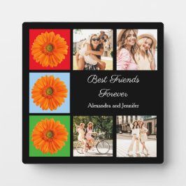 Placa Expositora Collage de fotos personalizado para siempre de los