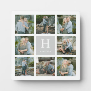 Placa Expositora Collage de monograma clásico