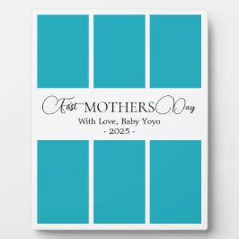 Placa Expositora Collage minimalista de imágenes del Día de la Madr