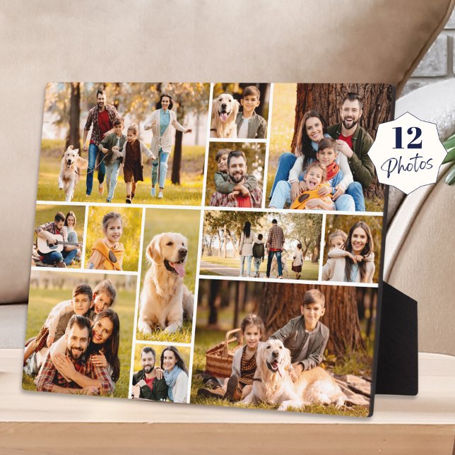 Placa Expositora Collage Mínimo Único de 12 Fotos Simple (Subido por el creador)