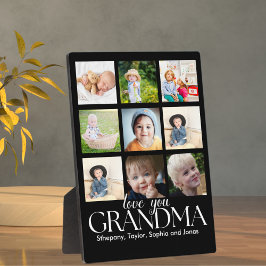 Placa Expositora Collage of photos of grandchildren for Grandma