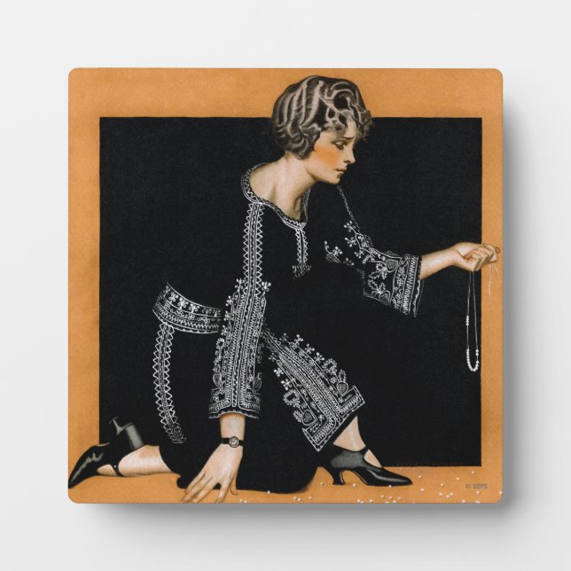 Placa Expositora Collar de la Perla rota (Frente)