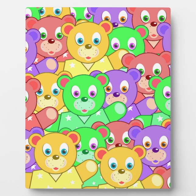 PLACA EXPOSITORA COLORIDOS OSOS TEDIDOS (Frente)