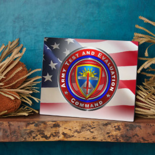 Placa Expositora Comando de pruebas del ejército 