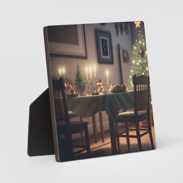 Placa Expositora Comedor de navidades (Anverso)