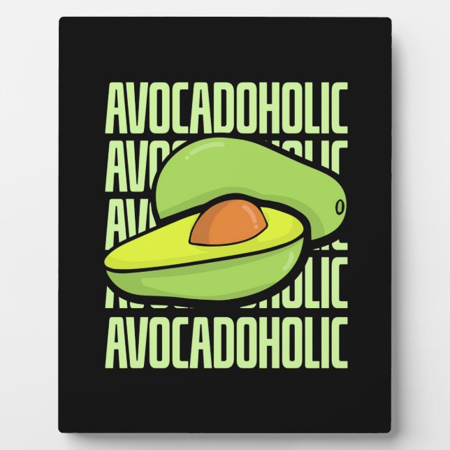 Placa Expositora Comida de fruta de aguacate (Frente)