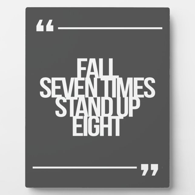 Placa Expositora comillas inspiradoras y motivadoras (Frente)