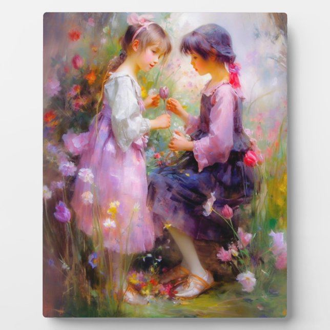 Placa Expositora Compartiendo rosas y amistad  (Frente)