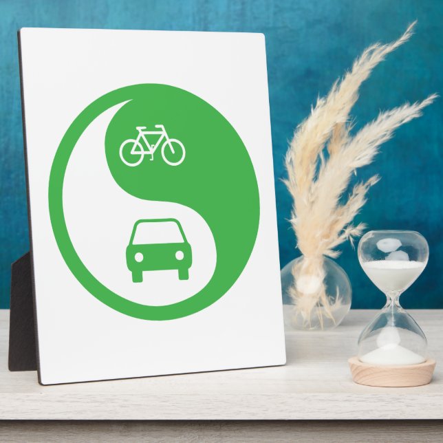 Placa Expositora Compartir el camino Yin Yang (Lado)