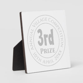 Placa Expositora Competencia 3.ᵉʳ Premio Trofeo