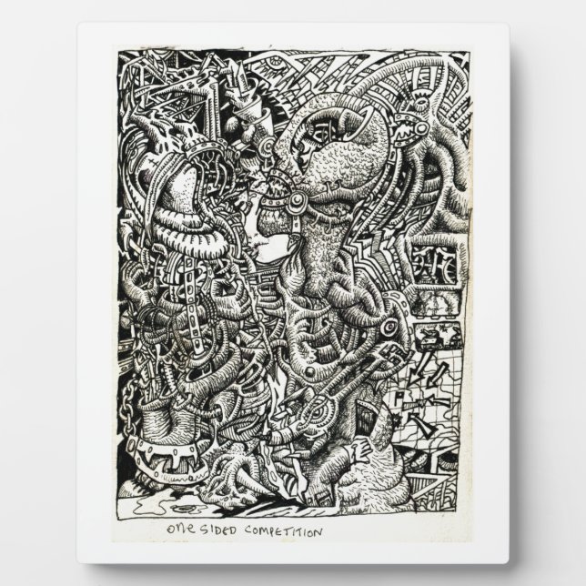 Placa Expositora Competencia unilateral, de Brian Benson (Frente)