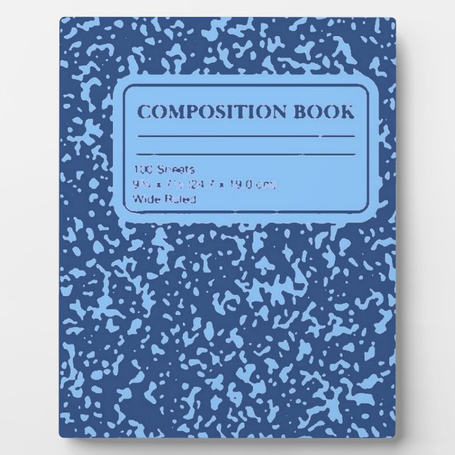 Placa Expositora Composition Book (Frente)