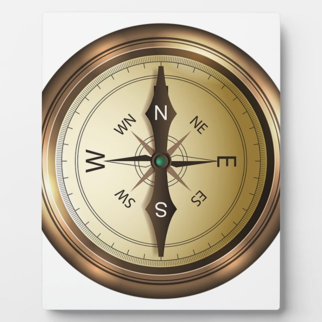 Placa Expositora Comprensión Norte Sudeste Oeste (Frente)