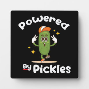 Placa Expositora Con Pickles De Alimentos Encurtidos Divertido