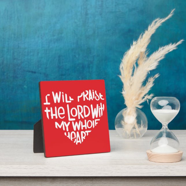 Placa Expositora Con todo mi corazón (in situ)