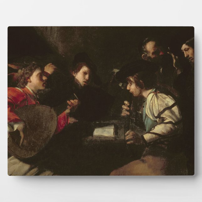 Placa Expositora Concierto, c.1610-20 (aceite sobre lienzo) (Frente)