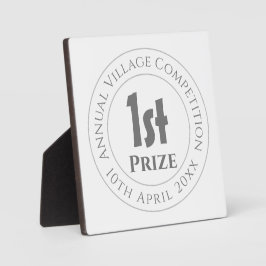 Placa Expositora Concurso 1.ᵉʳ Premio Trofeo