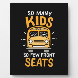 Placa Expositora Conductor De Autobuses Tantos Niños