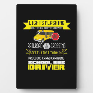 Placa Expositora Conductor de bus orgulloso