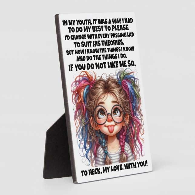 Placa Expositora CONFIANZA Y Buena Historia... (Lado)