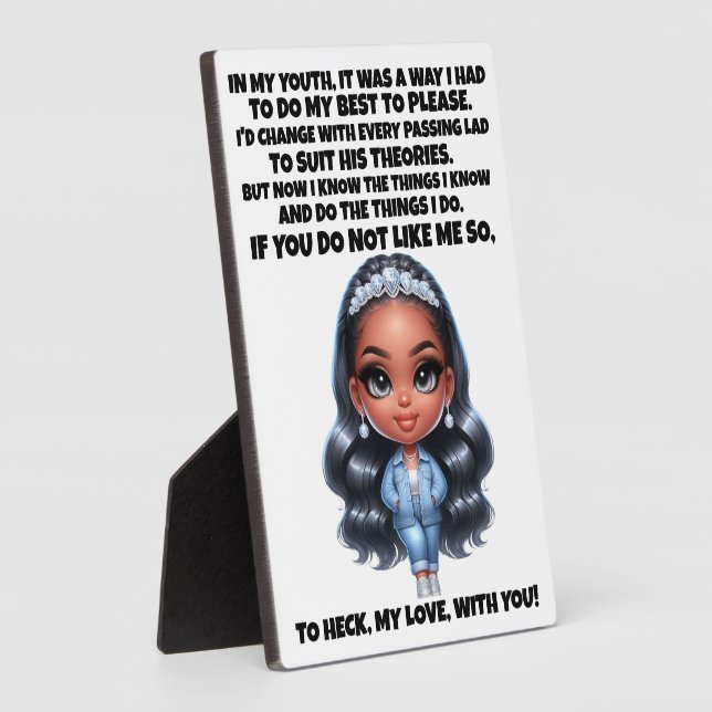 Placa Expositora CONFIANZA Y Buena Historia... (Lado)