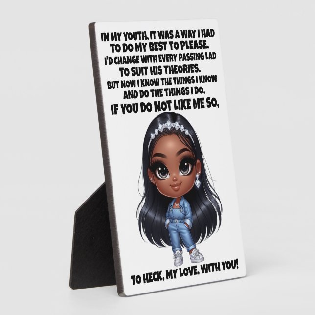 Placa Expositora CONFIANZA Y Buena Historia... (Lado)