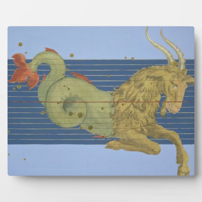 Placa Expositora Constelación de Capricornio, de 'Uranometria' por (Frente)