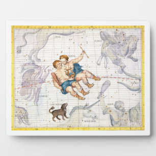 Placa Expositora Constellation of Gemini with Canis Minor, plate 13