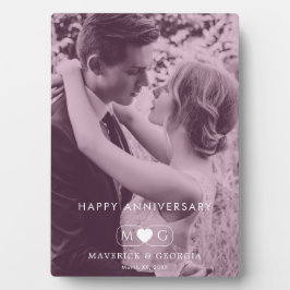 Placa Expositora Contemporary Anniversary Plaque with Table Easel S