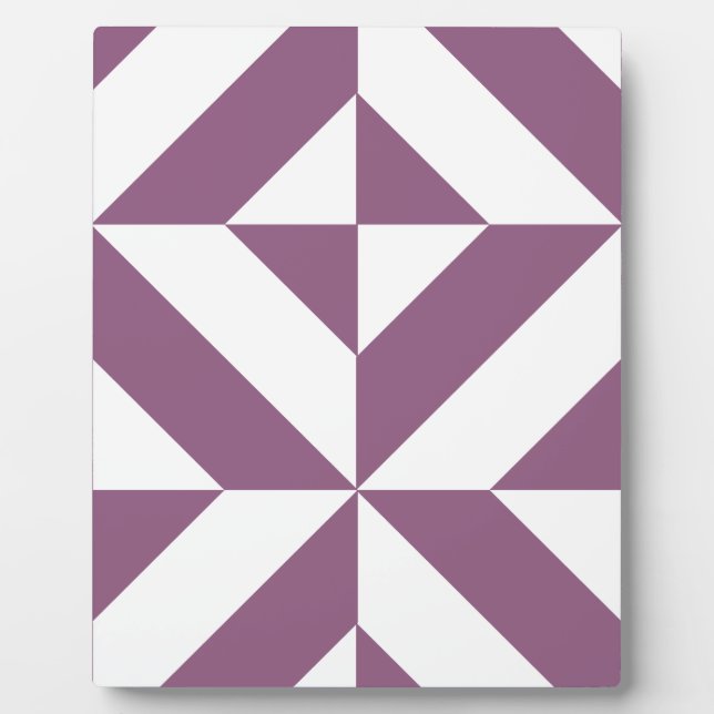 Placa Expositora Cool Grape Geometric Deco Cube Pattern (Frente)