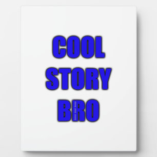 Placa Expositora Cool Story Bro